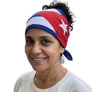 Cuban Flag Cotton Bandana